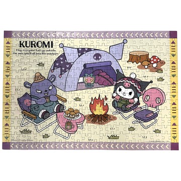 HUNDRED PICTURES 百耘圖 Kuromi 酷洛米 露營系列 營火甜點拼圖 HP0300-283  1個  300片  多色
