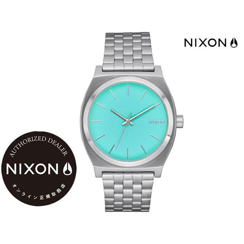 ニクソン NIXON Time Teller 37mm Silver/Turquoise ザ タイムテラー 