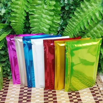 【蜜糖の家居】臺灣出貨彩色鋁箔袋麵膜袋藥粉藥貼袋壓片試用小包裝塑料袋啞光定製logo