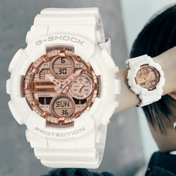 CASIO 卡西歐 G-SHOCK 閃耀時尚 雙顯腕錶 錶 手錶 送禮 GMA-S140PG-7A
