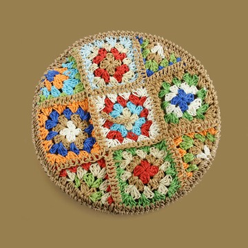 手工祖母格貝雷帽656633