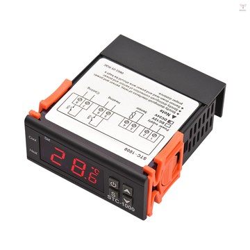 數字溫度控制器 STC-1000 智能溫度調節器 DC 24V 冰箱恆溫器支持加熱/冷卻/溫度校正/延遲啟動/高或低溫度