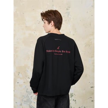 HACR丨harshandcruel基礎logo印花定制皮牌休閑圓領長袖T恤