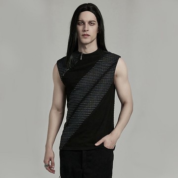 龐克知覺之門立體緹花背心