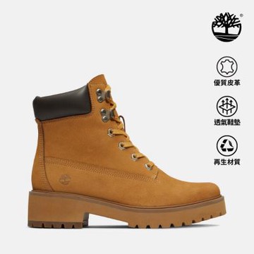 Timberland官方旗艦 女款小麥色綁帶式休閒靴|A5VPZ231