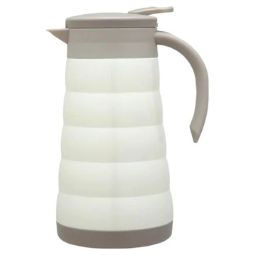 鍋寶 超真空保溫壺 食品級304不鏽鋼內膽 一鍵出水  白色  750ml  1個