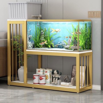 輕奢魚缸客廳家用多層組合鐵藝承重支架水族箱底櫃盆景花架魚缸架WW101公司貨