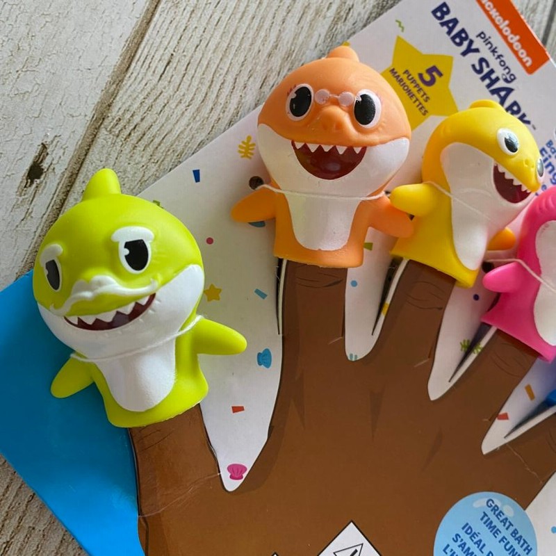 新品 ベイビーシャーク Baby Shark 指人形 5本セット | LINEショッピング