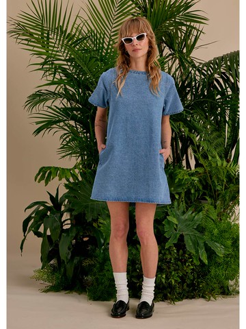Levi’s® Wellthread®環境友善系列 女款 牛仔短袖洋裝 熱賣單品