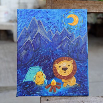 原畫  ∣  山谷裡的溫暖