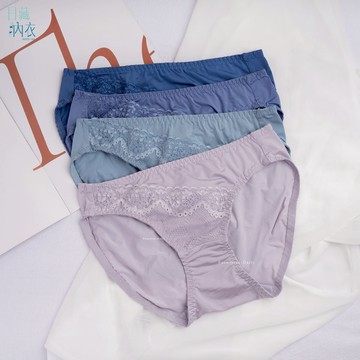 【日藏內衣】MIT蝴蝶輕吻（二代） 【低腰配褲】M\L （藍綠、藍灰、靛藍、灰）692