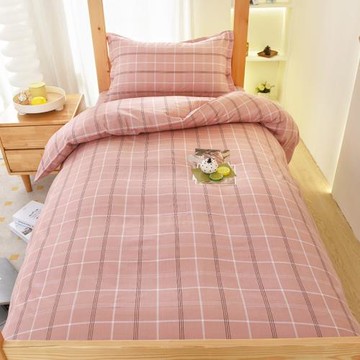 純棉學生三件套四宿舍專用床上用品100全棉被套單人加厚床單被罩