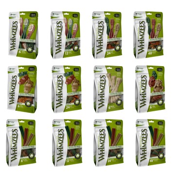 毛豆寵物whimzees 唯潔 狗潔牙骨  牙刷/鱷魚/刺蝟/六角長條型 袋裝