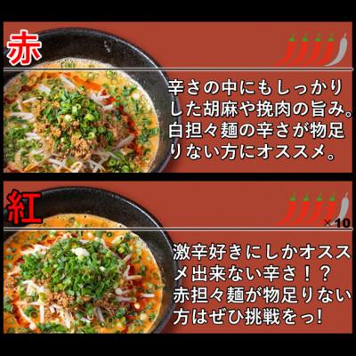 ふるさと納税 直方市 担々麺食べ比べセット(赤・紅担々麺)