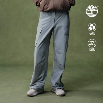 Timberland 女款藍銀色健行長褲|A5ZFUEYM