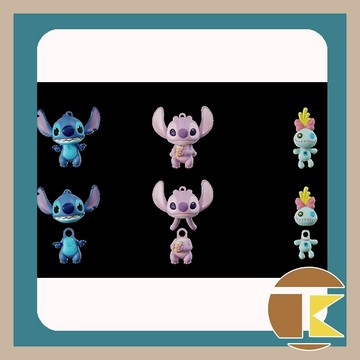 【8月預購】迪士尼星際寶貝 史迪奇搖搖公仔盲盒掛件 收藏盒玩推薦 一中盒6入｜愛蛋客