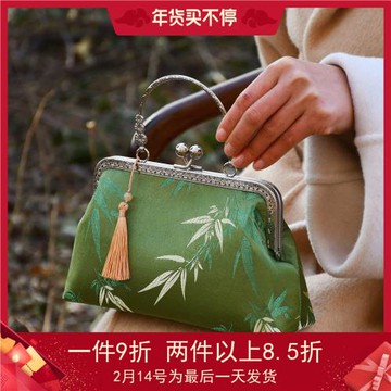 批發價-團建學校手工作業布藝非遺手工包手工套裝口金包DIY材料包