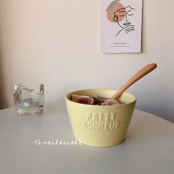 【樂天精選】碗韓版ins風陶瓷碗早餐碗麥片碗沙拉酸奶碗湯飯碗泡面碗宿舍用學生