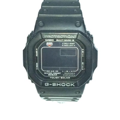 CASIO◇ソーラー腕時計/デジタル/ラバー/BLK/BLK/SS/GW-M5610 | LINEショッピング