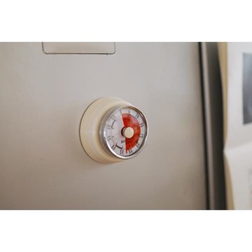 樸房 磁吸廚房復古機械計時器烘焙磁鐵定時器霜山學生提醒計時器