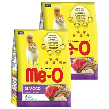 Me-O 咪歐 成貓 乾貓糧  海鮮口味  1.2kg  2袋