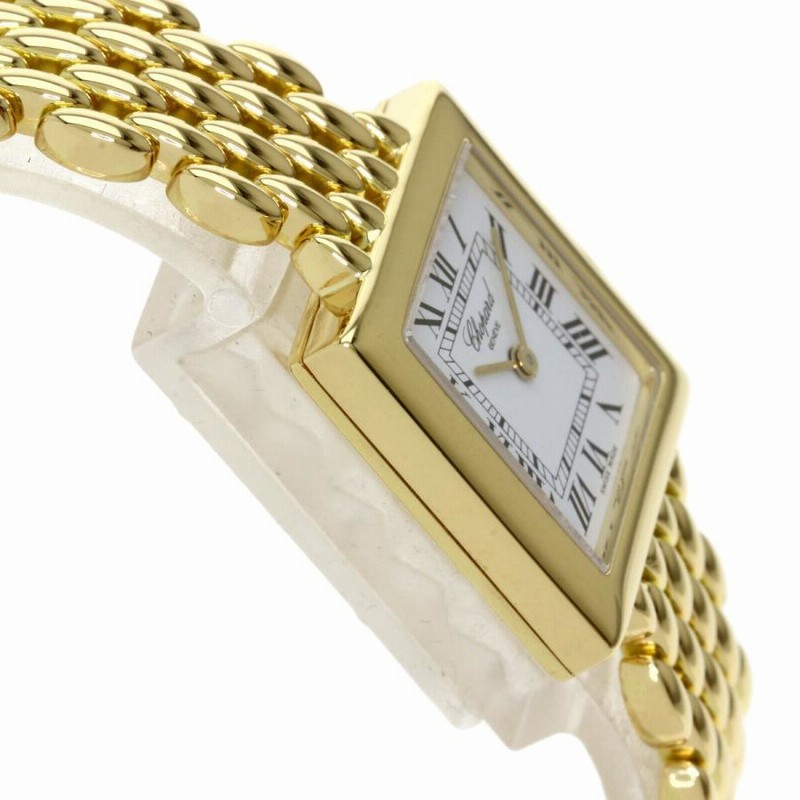 Chopard ショパール クラシック スクエア 腕時計 K18イエロー