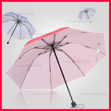【限時下殺】批發三摺疊禮品銀膠雨傘 創意晴雨傘 遮陽傘太陽傘活動贈品廣告傘