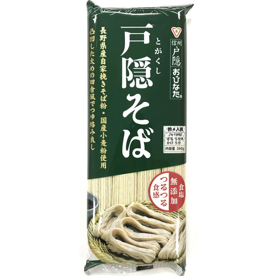 おびなた 戸隠そば 4束 340g