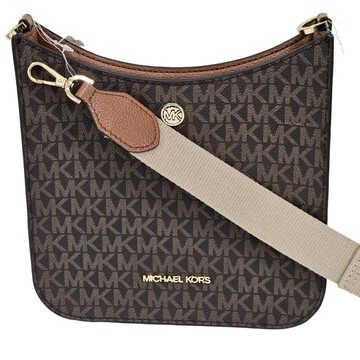 Michael Kors 專櫃款 經典 PVC 迷你 斜背包 男用滿版LOGO腰包 贈原廠防塵袋紙袋