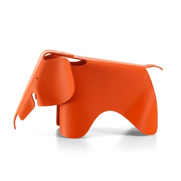Eames Elephant RE 大象兒童椅（蜜柑紅）