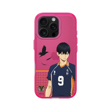 iPhone 16 Pro Clear 粉漾桃 - 排球少年 Haikyu!! - 球場上的飛雄