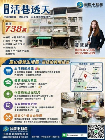 大明路商圈活巷透天｜高雄市鳳山區大明路