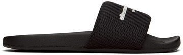 Alexander Wang 黑色 AW Pool 拖鞋