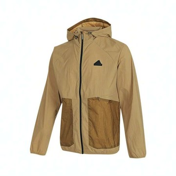 【ADIDAS】TH LW WV JKT 休閒外套 男 黃色-JI8659