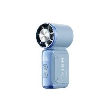 生活用品 MINIFAN渦輪手持迷你風扇 霧藍 CL688S-BL 極速製冷/冰敷(車麗屋)