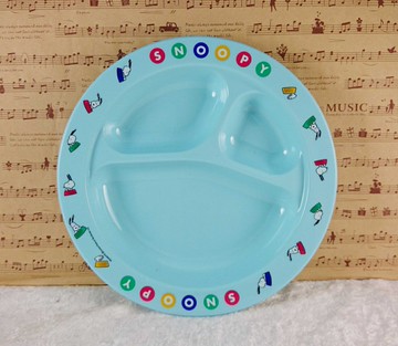 【震撼日式精品百貨】史奴比Peanuts Snoopy  餐盤 藍 大#04649