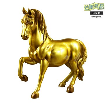 【創意樹脂】馬存錢罐 儲蓄罐 工藝品 擺件 樹脂工藝 招財進寶 家居裝飾 辦公桌面 禮品送友