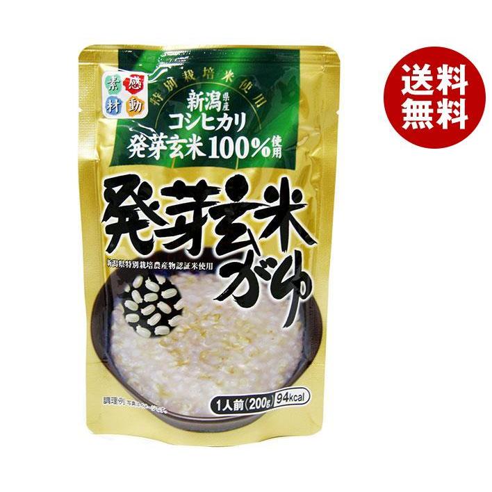 ヒカリ食品 こしひかり 発芽玄米がゆ 200gパウチ×24個入｜ 送料無料