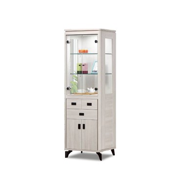 ASSARI-藍尼高展示櫃(寬60x深40x高185cm)