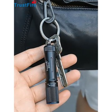 學生便攜式迷你小型手電筒可充電弱光led燈鑰匙扣強光遠射多功能