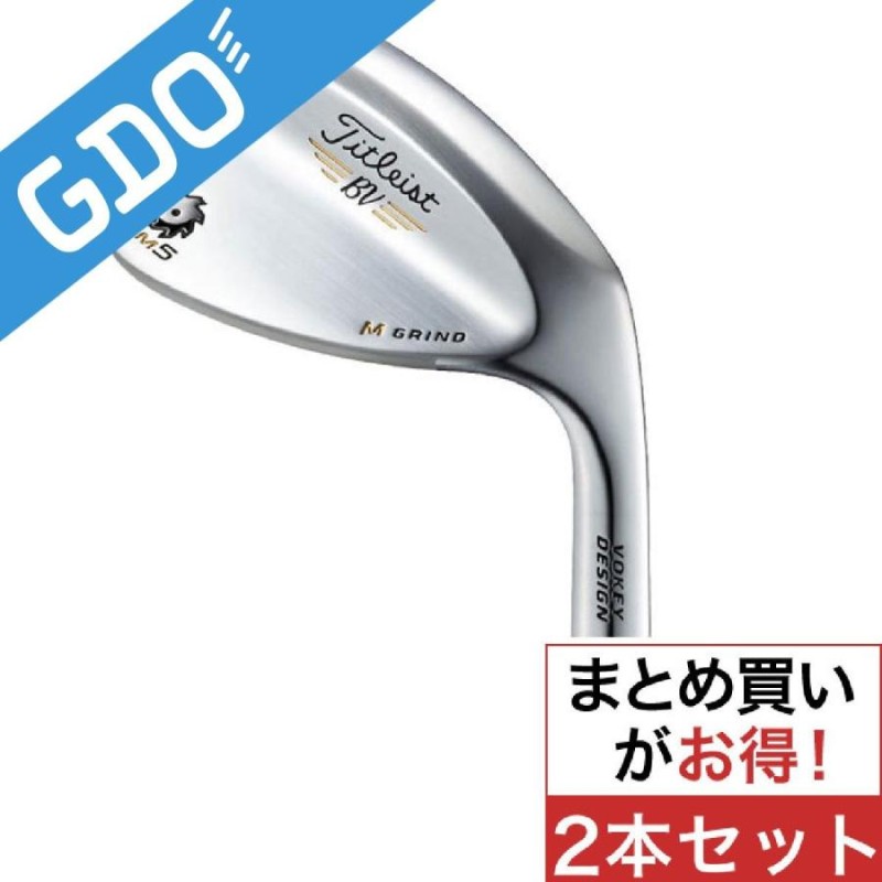 タイトリスト Vokey ボーケイデザイン SM5ウェッジ ツアークローム ダイナミックゴールド 2本セット シャフト：ダイナミックゴールド レフティ  ウェッジ | LINEショッピング