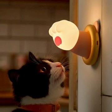 [窩在家]   《🚚 快速出貨》伸出圓手貓咪小夜燈 生日禮物 打氣 元氣 舒壓  520情人禮物