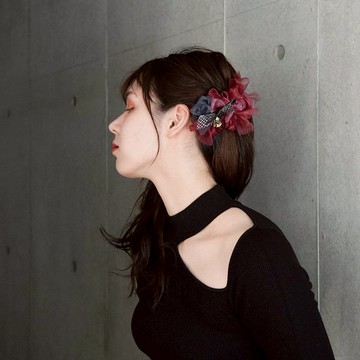 【新品】胭脂|七彩綻放髮夾/髮夾