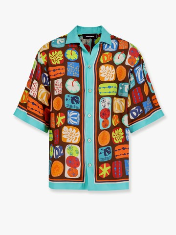 Dsquared2 Summer Lovers silk shirt - DSQUARED2 - gender_Man