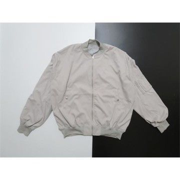 日式街潮牌素款純色廓形寬松版oversize拉鏈棒球ma1絨面薄款夾克