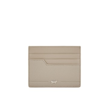 BRAUN BUFFEL 台灣總代理 格瑞克-F 6卡卡夾-杏色/BF586-151A-HM