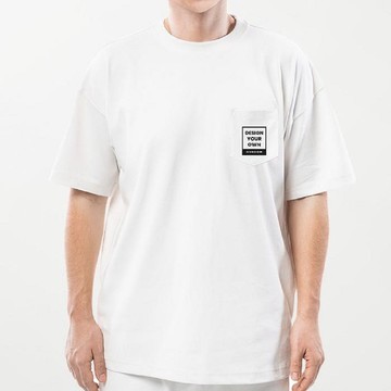 美國Gildan棉質圓領口袋T恤(雙面印)