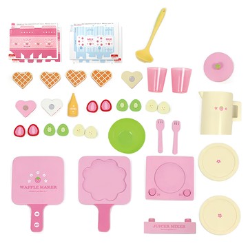 Mother garden 美味早餐套組 扮家家酒玩具  1組