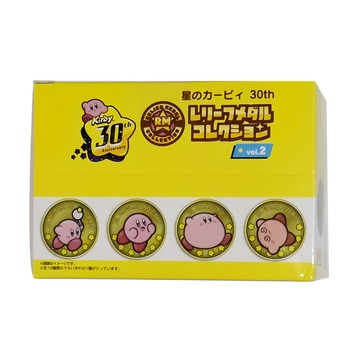 enSKY 星之卡比 30th 浮雕硬幣收藏組2 尺寸H36xW36xD2mm  1盒
