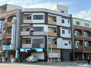隆田市中心全新三角窗黃金店住｜台南市官田區勝利路